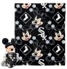 White Sox OFFICIAL MLB & Disney's Mickey Mouse Character Hugger Pillow & Silk Touch Throw Set; 40" x 50"