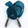 Flat Replacement Drawstring Cord Single-Sided Velvet Decorative Drawstring for Hoodies Sweatpants Shorts,Peacock Blue