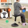 VEVOR Wobble Chair, Height-Adjustable (15.7-21.7") Active Chair, Flexible Seating Wobble Stool Made of PVC+ABS Improves Focus & Posture