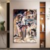 Hand Oil Painting Abstract Original Abstract Painting Original Oil Painting Abstract Wall Art Canvas Living Room Decoration