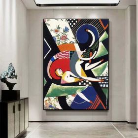 Hand Oil Painting Abstract Original Abstract Painting Original Oil Painting Abstract Wall Art Canvas Living Room Decoration (Style: 01, size: 50x70cm)