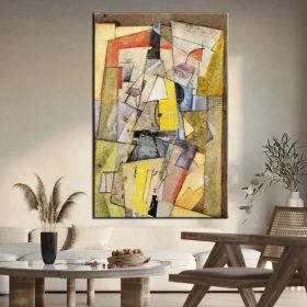 Hand Oil Painting Guitar On A Chair Abstract Original Abstract Painting Original Oil Painting Abstract Wall Art Canvas Living Room Decoration (Style: 04, size: 90x120cm)