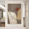 Handmade Abstract Art Hand Painted Yellow Gray Abstract Original Oil Painting Handmade Wall Art Paintings Decoration Home Living Room hallway bedroom