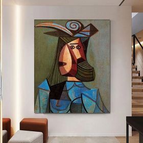 Handmade Oil Painting Picasso Style Oil Painting on Canvas Abstract Figurative Wall Art Original Handmade Artwork Home Office Decor Living Room Bedroo (Style: 08, size: 50x70cm)