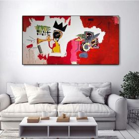 Extra handmade Large Graffiti Mural Style oil painting handmade Wall Art Urban Red Painting street art oil paintings Graffiti art oil painting Wall Ar (Style: 01, size: 80x160cm)
