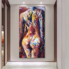 Handmade Oil Painting Canvas Wall Art Decoration Modern Female Nude Human Body Living Room Hallway Bedroom Luxurious Decorative Painting (Style: 01, size: 100x150)
