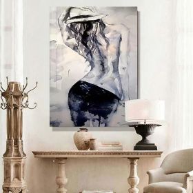 Handmade Hand Painted Oil Painting Wall Modern Abstract Painting Canvas Nude Lady Painting Home Entryway Living Room Bedroom Luxurious Decoration Pain (Style: 03, size: 100x150cm)