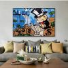 Hand Painted Oil Painting Modern Abstract Painting Alec Monopoly Street Art Money Canvas Painting Living Room Hallway Bedroom Luxurious Decorative Pai