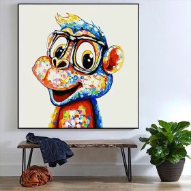 Hand Oil PaintingThe Cafe Abstract Original Abstract Painting Original Oil Painting Abstract Wall Art Canvas Living Room Decoration (Style: 01, size: 150x150cm)