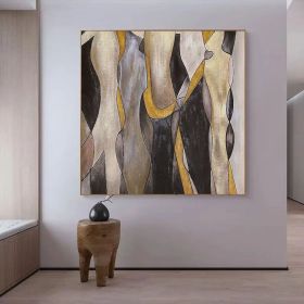 Original Oversize Acrylic Handmade Painting Large Wall Art Oli Painting Colorful Hand Painted Abstract Paint Canvas (Style: 01, size: 100x100cm)