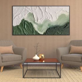 Minimalist Beach Oil Painting on Canvas Abstract Large Wall Art Custom Painting Original Texture Ocean Wall Decor Modern Living Room Art (Style: 01, size: 60x120cm)