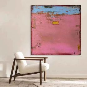 Abstract Art Original Wall Art Boho Wall Fashion painting Decor Rainbow Oil Painting Original Painting Neon Wall Art (Style: 01, size: 60x60cm)