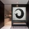 Handmade Oil Painting Large Canvas Wall Art Original Oil Painting On Canvas Black And White Painting On Canvas Modern Abstract Wall Art