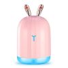220ml Cool Mist Humidifier Ultrasonic Air Diffuser Atomizer w/7 Color Breathing Lights