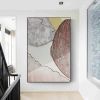 Handmade Abstract Art Hand Painted Yellow Gray Abstract Original Oil Painting Handmade Wall Art Paintings Decoration Home Living Room hallway bedroom