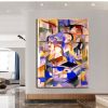Hand Oil Painting Guitar On A Chair Abstract Original Abstract Painting Original Oil Painting Abstract Wall Art Canvas Living Room Decoration