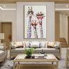 Handmade Oil Painting Canvas Wall Art Decoration Modern Animal Home Entryway Living Room Bedroom Luxurious Decoration Painting