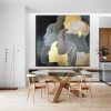 Hand Painted Oil Painting Humans Oil Painting Gold Leaf Painting Abstract Faces Painting Original Modern Painting Humans Unique Wall Paintings On Canv