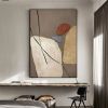 Handmade Abstract Art Hand Painted Yellow Gray Abstract Original Oil Painting Handmade Wall Art Paintings Decoration Home Living Room hallway bedroom