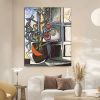 Handmade Oil Painting Picasso Style Oil Painting on Canvas Abstract Figurative Wall Art Original Handmade Artwork Home Office Decor Living Room Bedroo