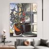 Handmade Oil Painting Picasso Style Oil Painting on Canvas Abstract Figurative Wall Art Original Handmade Artwork Home Office Decor Living Room Bedroo