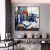 Hand Oil Painting In the Desert Abstract Original Abstract Painting Original Oil Painting Abstract Wall Art Canvas Living Room Decoration