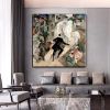 Hand Oil PaintingThe Cafe Abstract Original Abstract Painting Original Oil Painting Abstract Wall Art Canvas Living Room Decoration