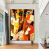 Hand Oil Painting Guitar On A Chair Abstract Original Abstract Painting Original Oil Painting Abstract Wall Art Canvas Living Room Decoration